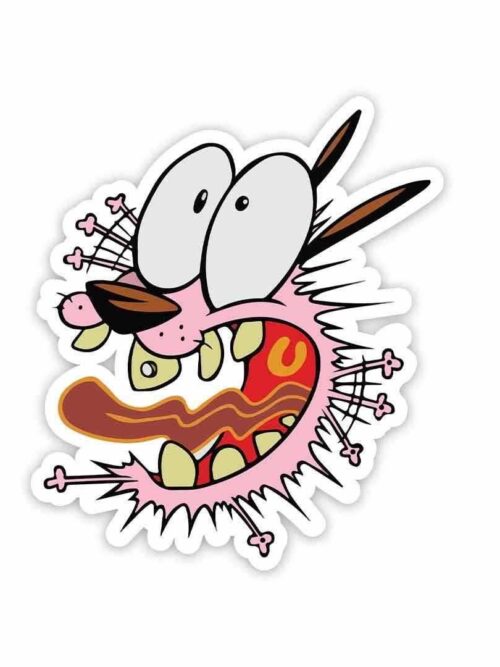 Courage the Cowardly Dog Sticker