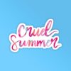 Cruel Summer Taylor Swift Stickers
