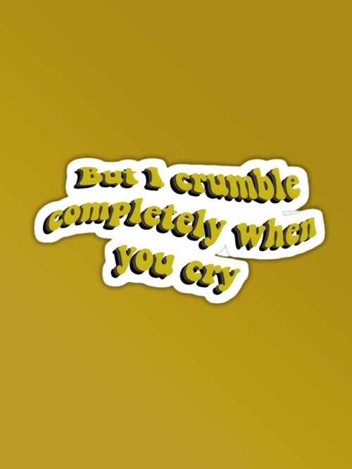 Crumble Sticker