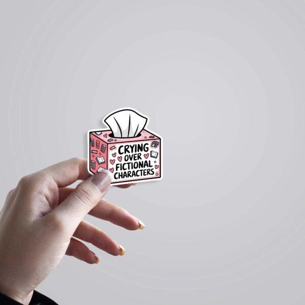 Crying Over Fictional Characters Witty Stickers Crying Over Fictional Characters Witty Stickers