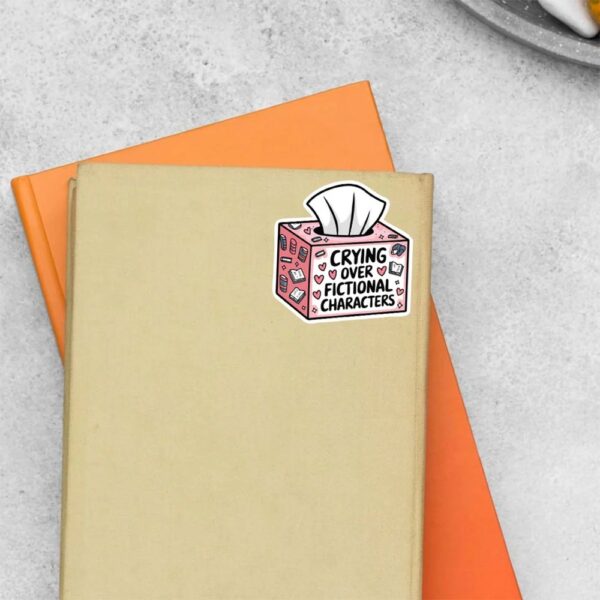 Crying Over Fictional Characters Witty Stickers Crying Over Fictional Characters Witty Stickers