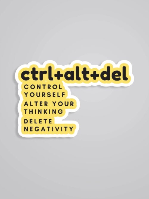 Ctrl Alt Del Motivational Stickers