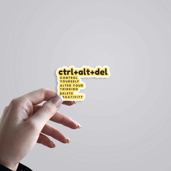 Ctrl Alt Del Motivational Stickers