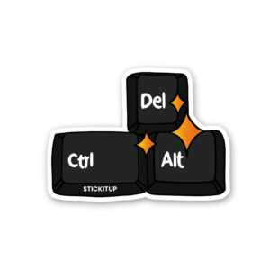 Ctrl Alt Del Sticker
