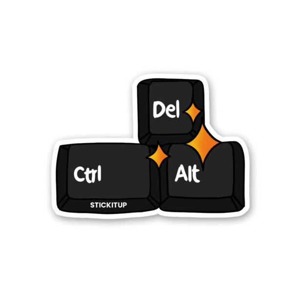 Ctrl Alt Del Sticker
