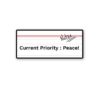 Current Priority Peace Sticker