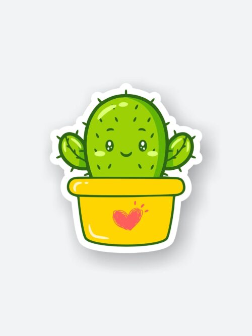 Cute Cactus Sticker