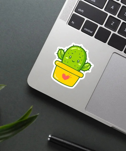 Cute Cactus Sticker Cute Cactus Sticker