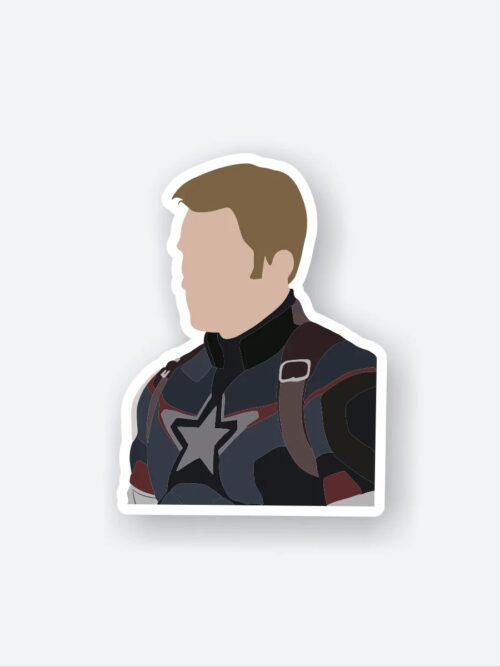 Cute Captain America Sticker