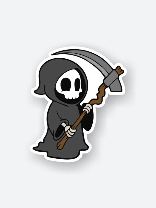 Cute Death Cartoon Sticker