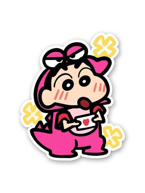 Cute Dino Shinchan Sticker