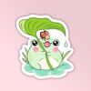 Cute Frog In Rain Laptop And Mobile Stickers