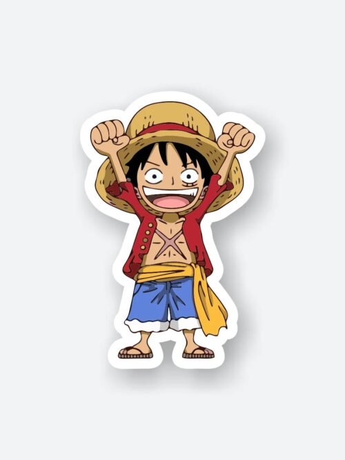 Cute Kid Luffy Sticker