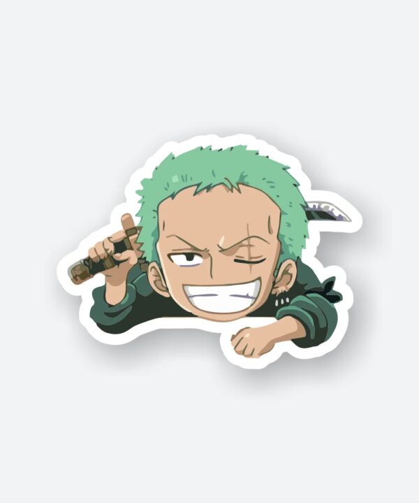 Cute Mini Roronoa Zoro Sticker