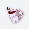 Cute Sleepy Mug Coffee Sticker
