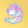 Cute Unicorn Sticker
