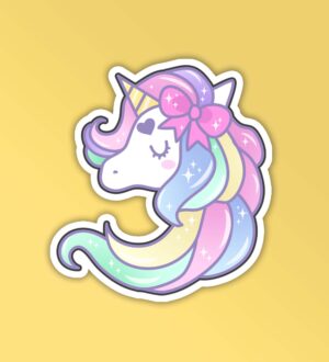 Cute Unicorn Sticker Cute Unicorn Sticker