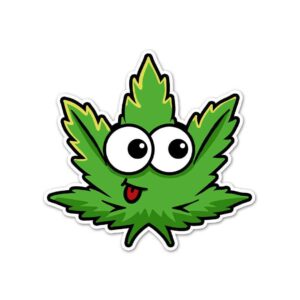 Cute Weed Sticker Cute Weed Sticker
