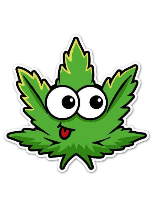 Cute Weed Sticker