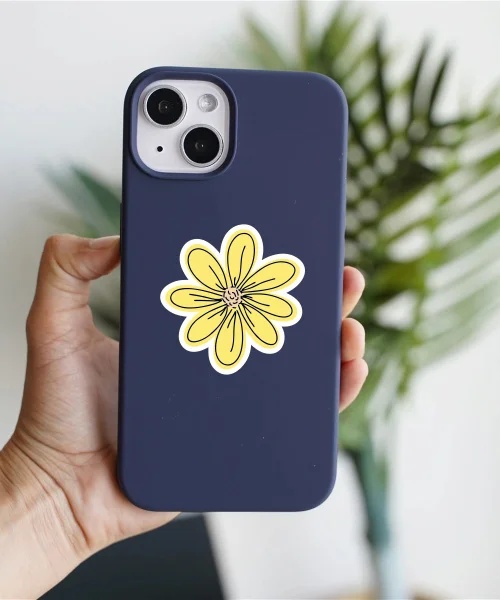 Cute Yellow Flower Sticker Cute Yellow Flower Sticker