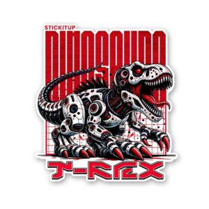 Cyborg T Rex Sticker