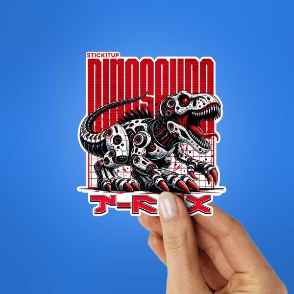 Cyborg T Rex Sticker