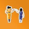DBZ Bros Laptop Mobile Stickers