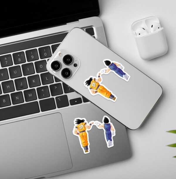 DBZ Bros Laptop Mobile Stickers DBZ Bros Laptop Mobile Stickers