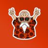 DBZ Master Roshi Laptop Mobile Stickers