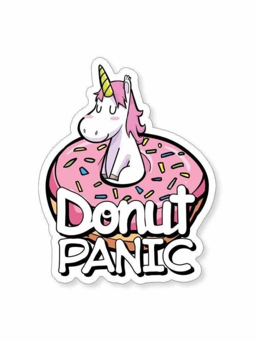 DONUT Panic Sticker