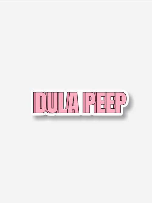 DULA PEEP Sticker