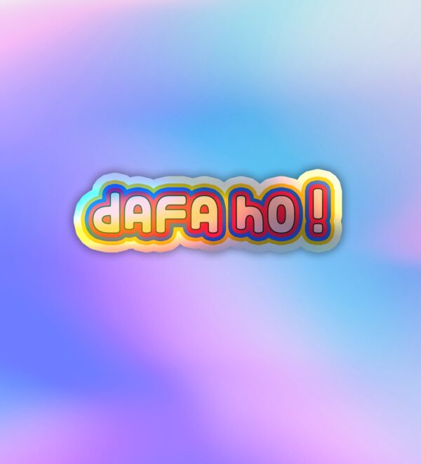 Dafa Ho Holographic Laptop Mobile Sticker Dafa Ho Holographic Laptop Mobile Sticker