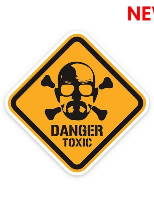 Danger Toxic Sticker