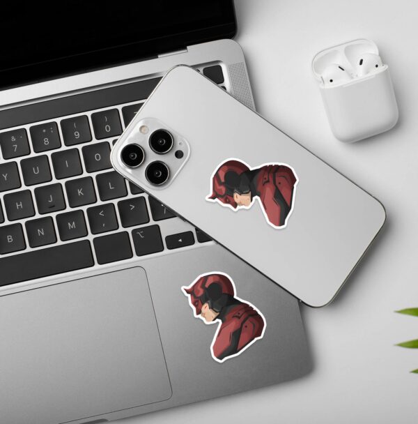 Daredevil Vector Laptop Mobile Sticker Daredevil Vector Laptop Mobile Sticker
