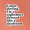 Darling Im A Nightmare Taylor Swift Stickers
