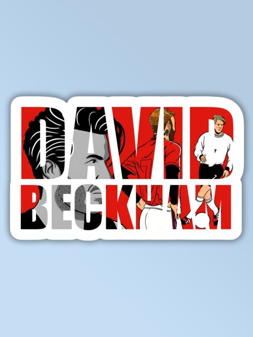 David Beckham Football Sticker