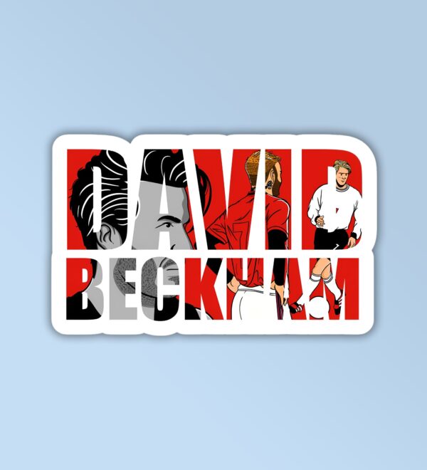 David Beckham Football Sticker David Beckham Football Sticker