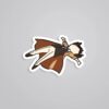 Dazai Falling Into Serenity Anime Stickers