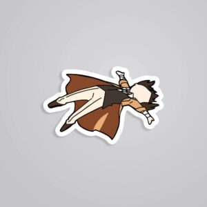 Dazai Falling Into Serenity Anime Stickers Dazai Falling Into Serenity Anime Stickers