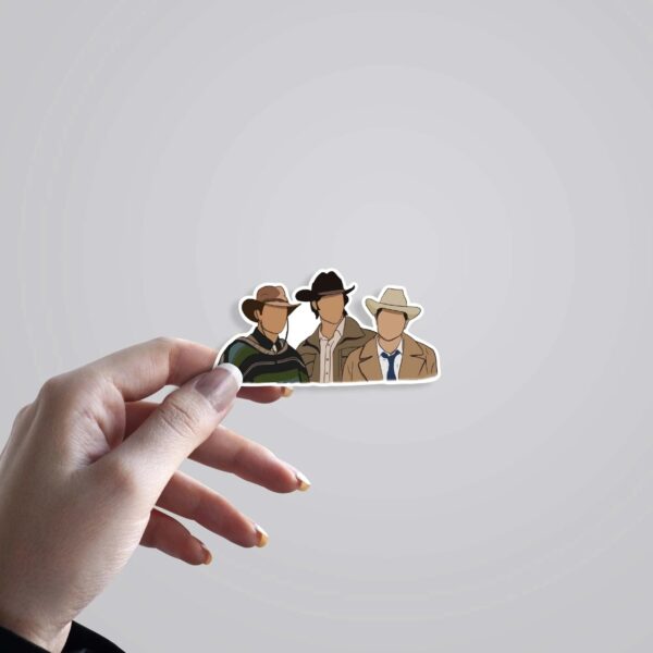 Dean Sam And Castiel TV Shows Stickers