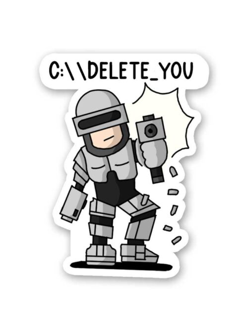 Delete You Sticker