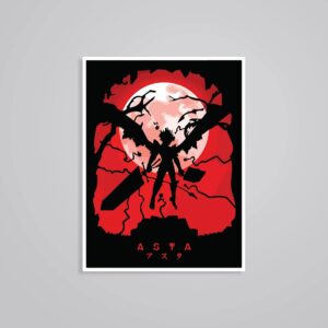 Demon Asta Silhouette Anime Stickers Demon Asta Silhouette Anime Stickers
