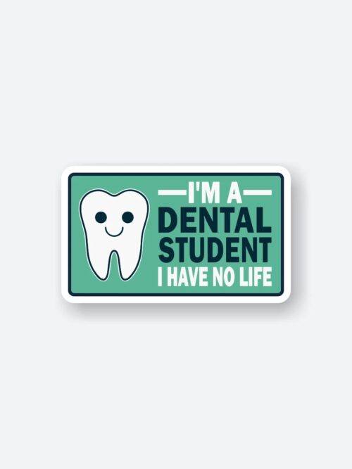 Dental Student Sticker