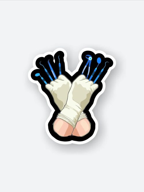 Dentist Tools Sticker