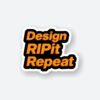 Design RIPit Repeat Sticker