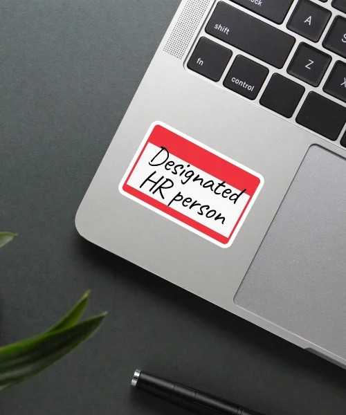 Designated HR Person Sticker