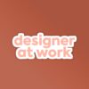 Designer At Work Laptop Mobile Stickers