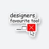 Designers Favorite Tool Sticker