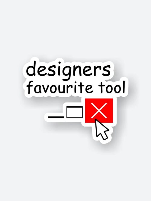 Designers Favorite Tool Sticker