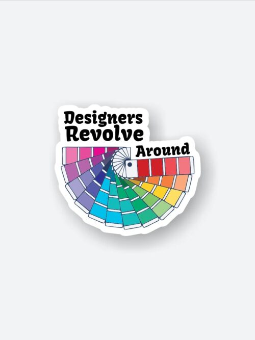 Designers Revolve Around Sticker